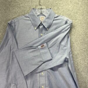 Stanford Cardinals Shirt Mens 15.5 34/35 Brooks Brothers Button Down Supima NCAA